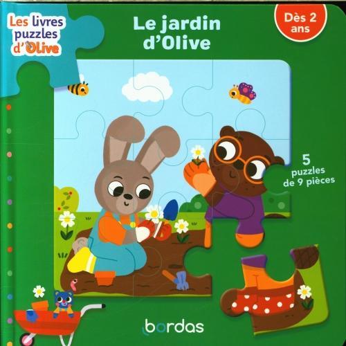 Image du produit Le jardin d'Olive : dès 2 ans : 5 puzzles de 9 pièces (Français, Vautier Vanessa)