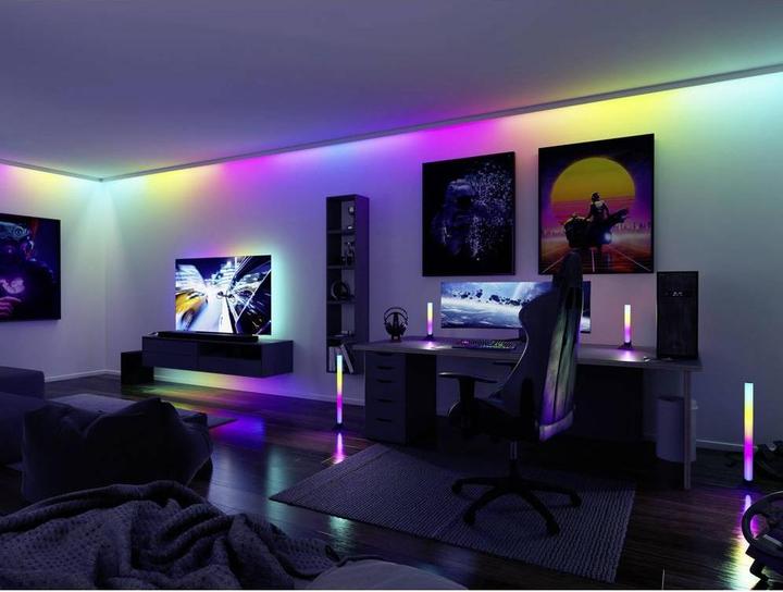 Actual product image Paulmann Luminaires USB TV Strips RGB 75 inch (RGB, 310 cm, Indoor)