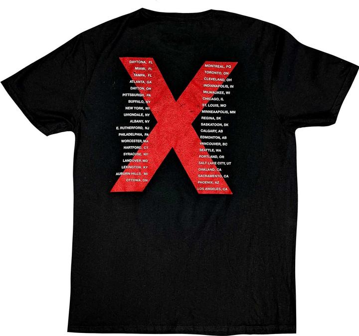 Produktbild INXS TShirt Erwachsene US Tour Back Print (XL)