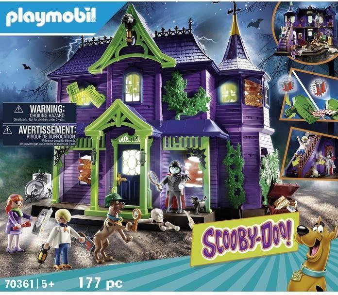 Image du produit Playmobil SCOOBY-DOO! L'aventure dans une maison hantée (70361, Playmobil Scooby-Doo)