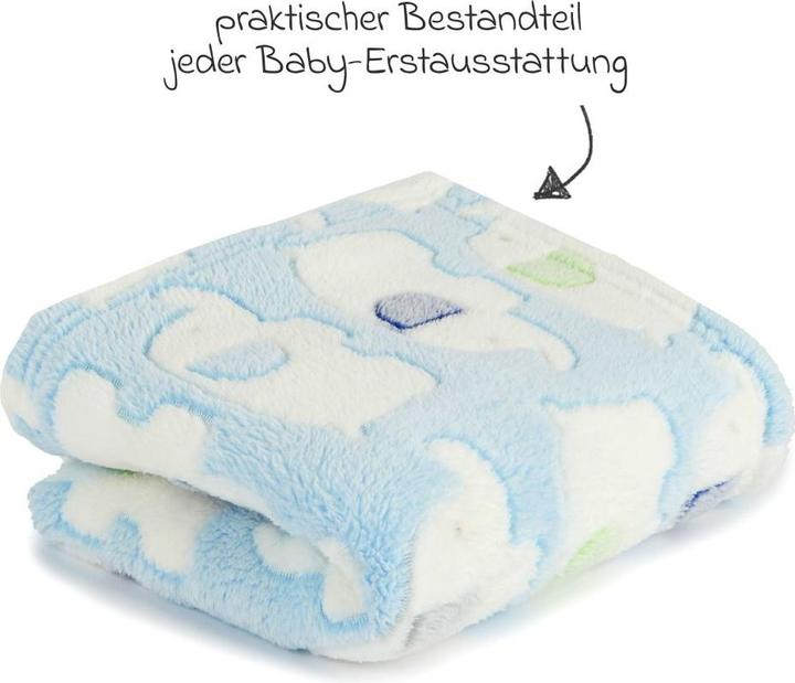 Immagine prodotto Globus Coperta elefante coccolosa (75 x 90 cm)