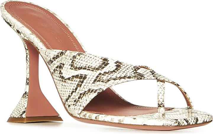 Actual product image Amina Muaddi Sandals Beige (39)
