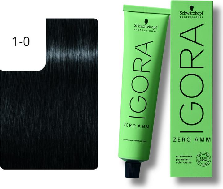 Image du produit Schwarzkopf Igora Zero AMM - 1-0 noir (1-0 Noir)