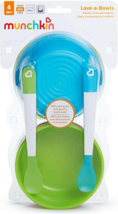 Actual product image Munchkin Bowl/spoon set (10 pcs)