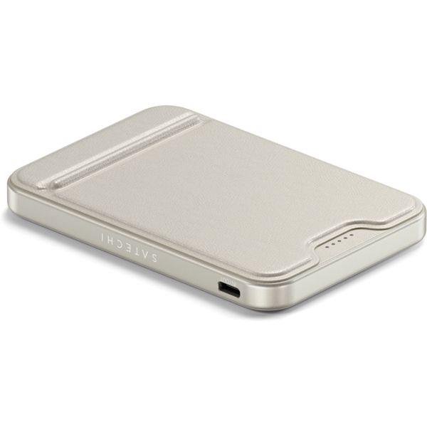 Produktbild Satechi OntheGo Magnetic Qi2 Powerbank Stand 5000 mAh Sand (5000 mAh, 15 W)