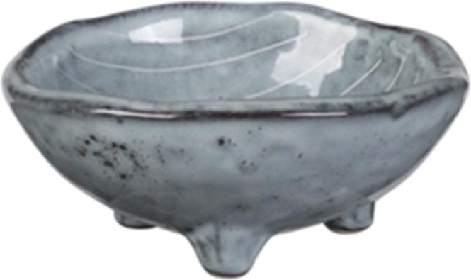 Actual product image Broste Copenhagen NORDIC SEA bowl S with small feet 8.5 cm