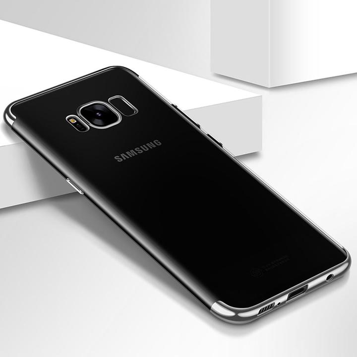 Produktbild König Design Handy Hülle Schutz Case für Samsung Galaxy S7 Durchsichtig Transparent Silber (Samsung Galaxy S7)