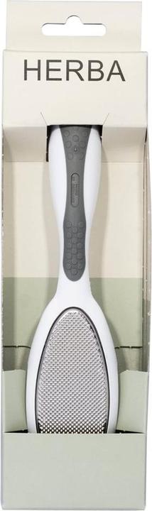 Actual product image Herba Foot rasp with coarse and fine file Softtouch grey