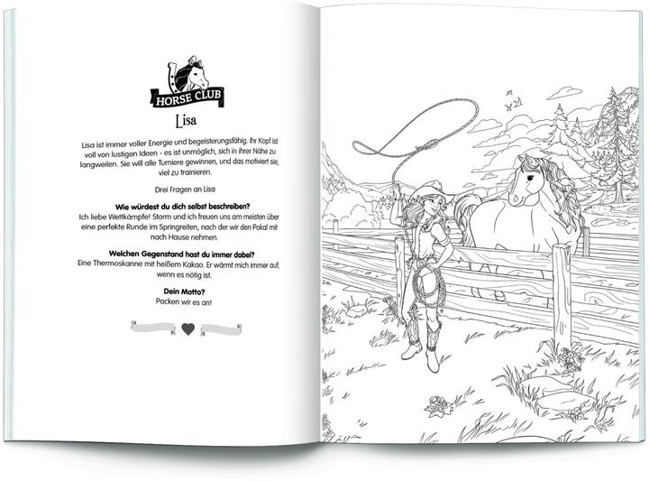 Actual product image Schleich Horse Club - My Poster Colouring Fun