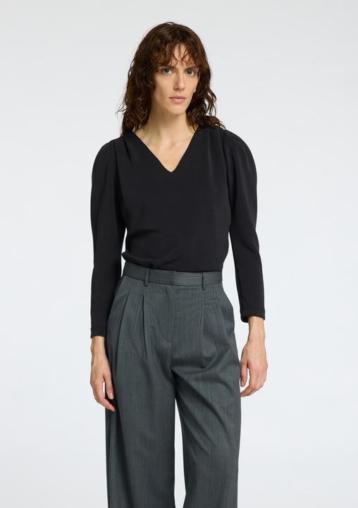 Produktbild Selected Femme Drapiertes Top mit V-Ausschnitt (L)