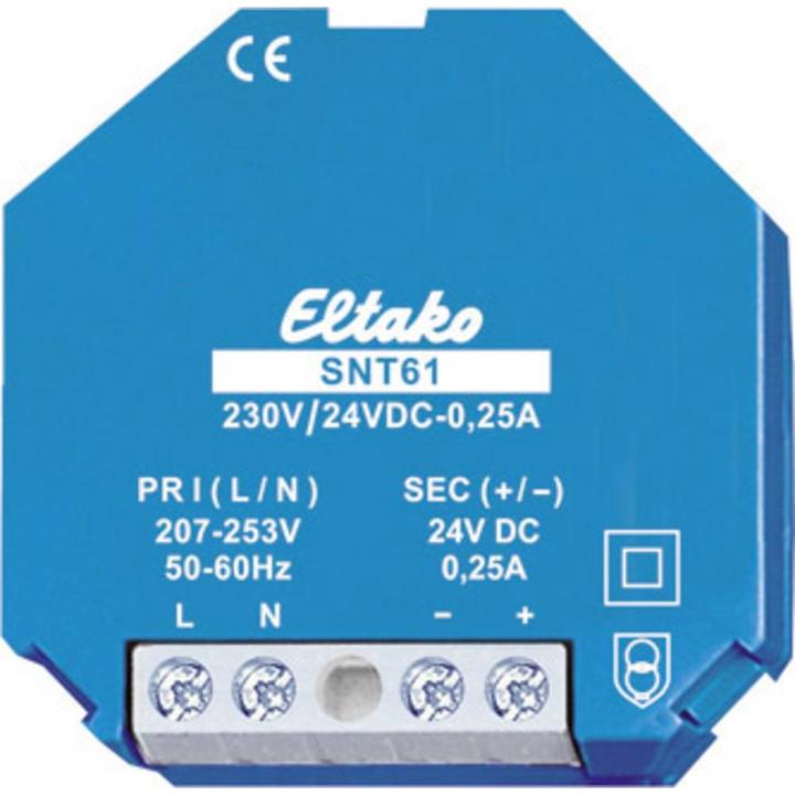 Produktbild Eltako Schaltnetzteil 230V/24V DC-0.25A SNT61-230V/24VDC-0.25A
