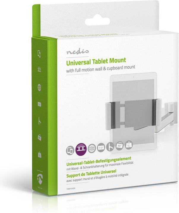 Immagine prodotto Nedis Supporto per tablet - 7-12" - Completamente mobile - Applicazione: A parete