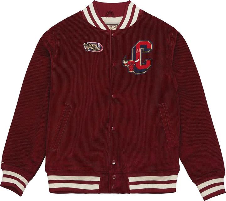Produktbild Mitchell & Ness M&N Varsity Kord Sherpa College Jacke - Chicago Bulls - XL (XL)