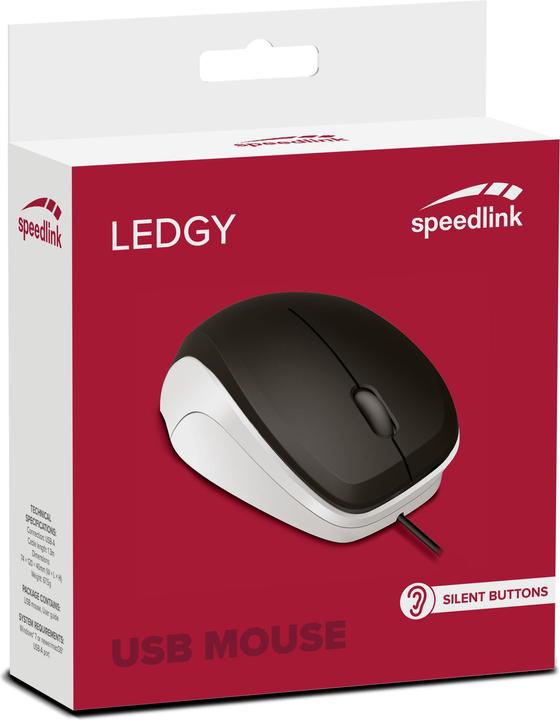 Produktbild Speedlink SL-610015-BKWE mouse USB Type-A Optical 900 DPI (Kabelgebunden)