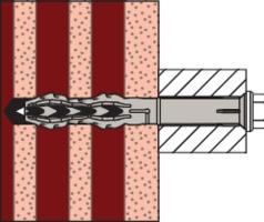 Actual product image Fischer Frame dowel R 88542 (50 pcs.)