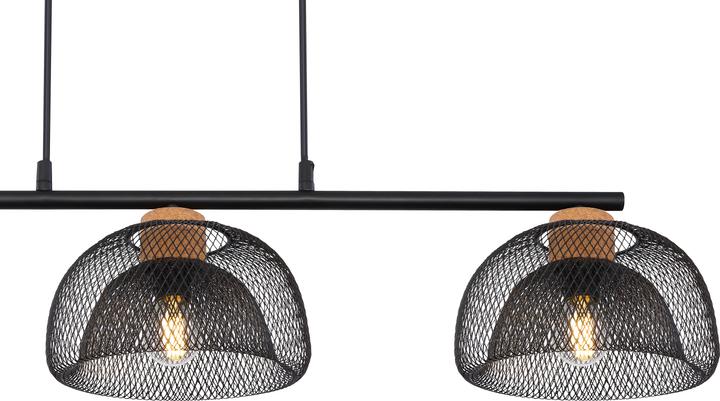 Actual product image Globo Suspension lamp Vitiano black 3xE14 (E14)