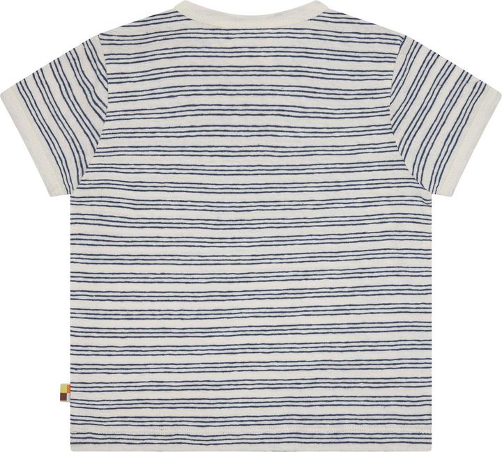 Actual product image loud + proud T-Shirt Streifen mit Leinen (122, 128)