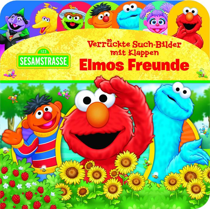 Produktbild Sesamstrasse - Verrückte Such-Bilder mit Klappen - Elmos Freunde - Pappbilderbuch mit 20 Klappen - (Deutsch, Phoenix International Publications Germany GmbH, 2023)