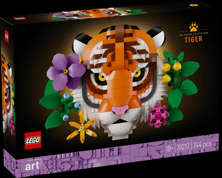 Actual product image LEGO Fauna Collection - Tiger (31217, LEGO Art)