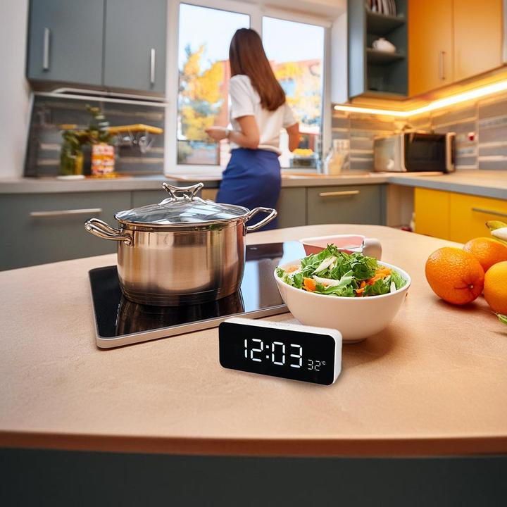 Produktbild Greenblue GB397 Uhr mit Wecker und Thermometer