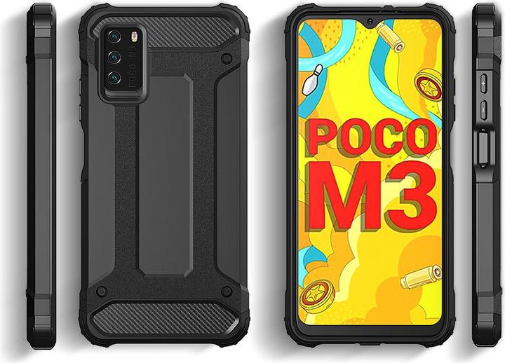 Image du produit Hurtel Housse hybride pour Xiaomi Redmi Note 10 5G / Poco M3 Pro doré (Xiaomi Redmi Note 10 5G)