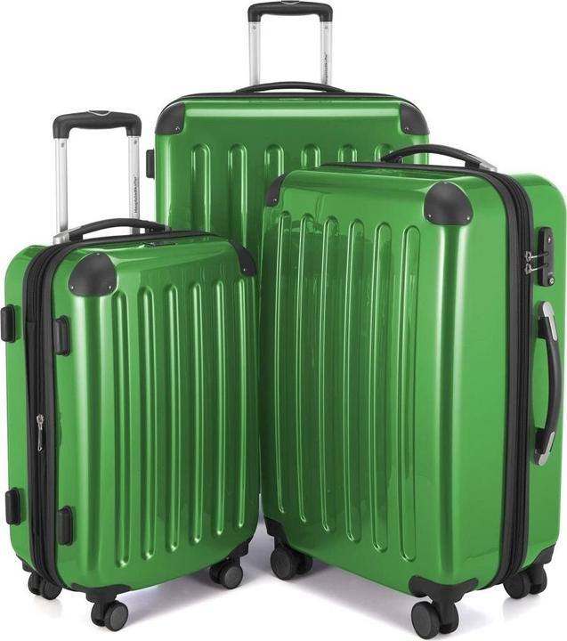 Actual product image Hauptstadtkoffer Alex - Suitcase Set TSA Green, S/M/L (119 l, Hand luggage (up to 50 litres), M (50 - 90l), L (90 - 115l))