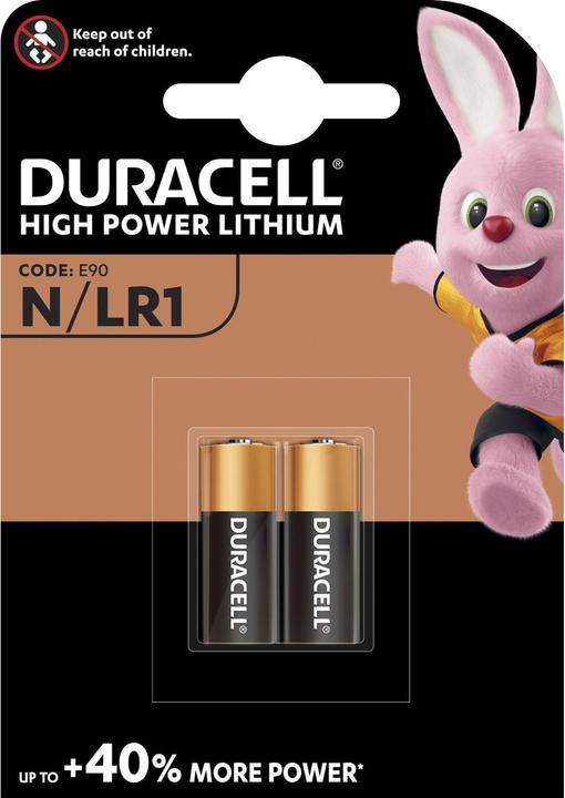 Immagine prodotto Duracell High Power (2 pz., N, 825 mAh)