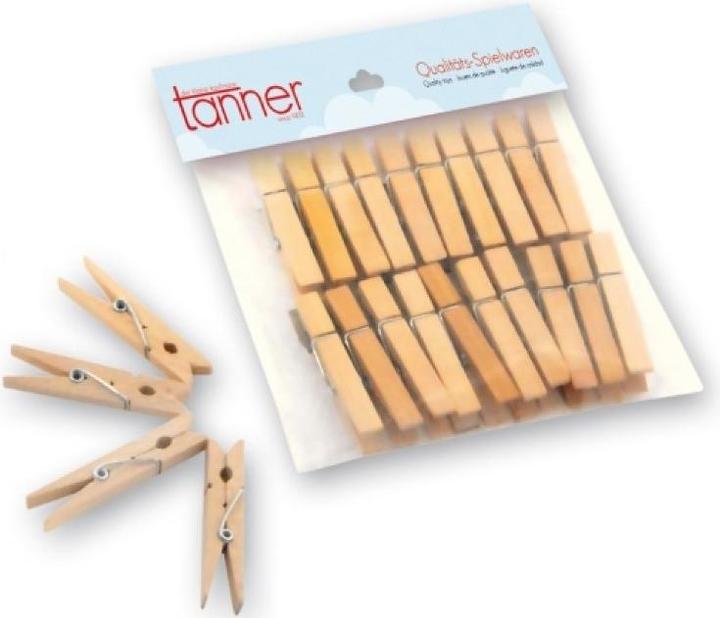 Tanner 20 mollette per abiti in legno