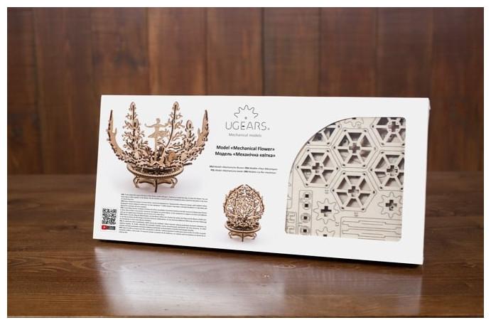 Actual product image Ugears Mechanical flower