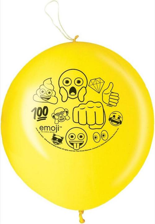 Actual product image Emoji Latex Emotions Balloons (Pack of 2) (2 x)