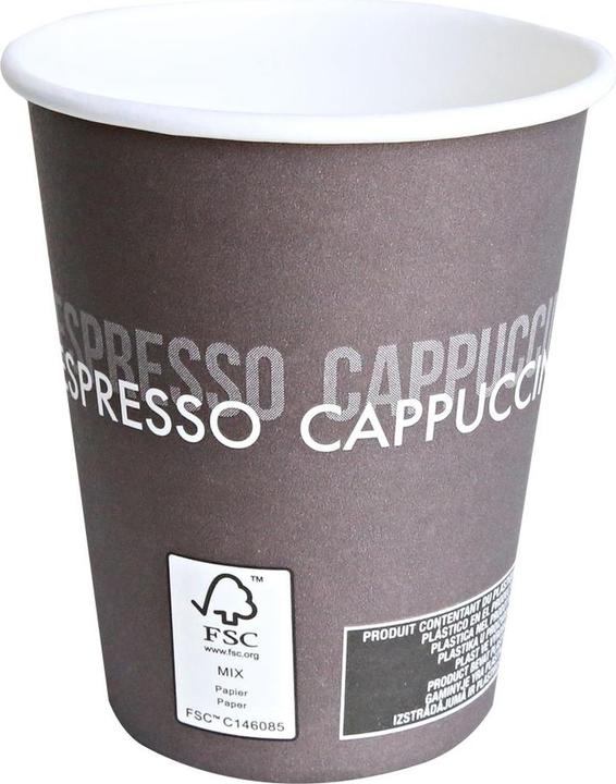 Immagine prodotto Hygostar Tazza da caffè da portare via 400ml DM 90mm cartone marrone-bianco PU=50 pezzi (50 x)