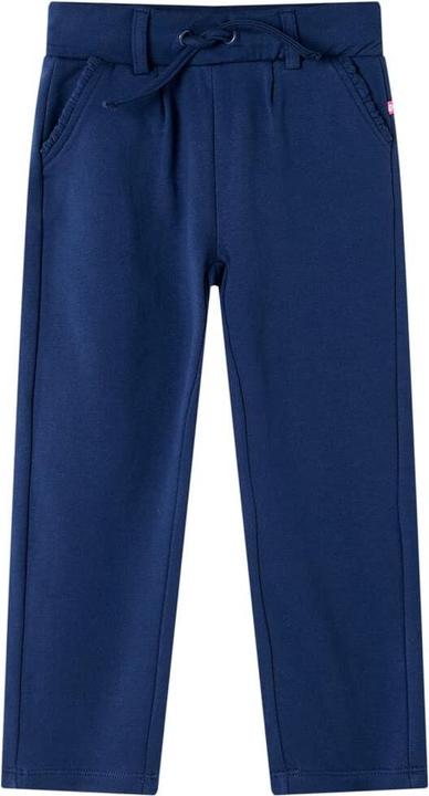 VidaXL Kinderhose mit Kordelzug Marineblau 128,Material: 95 (128)