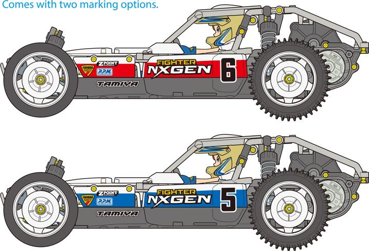 Produktbild Tamiya 1/10 RC Fighter NXGEN (DT-04) (Kit)