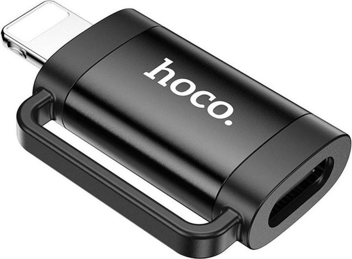 Actual product image Hoco Cable adapter OTG Lightning (male) to Type C (female) 2A UA31B black (USB-A, Lightning)