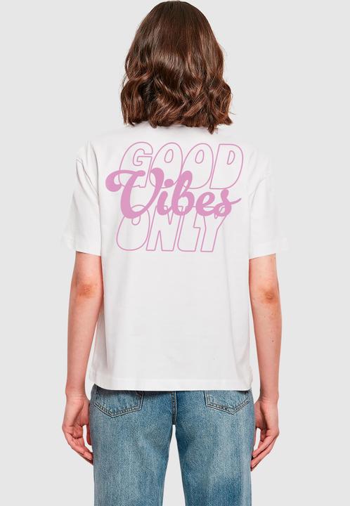 Produktbild Miss Tee Good Vibes Wording Tee - 173959 (4XL)