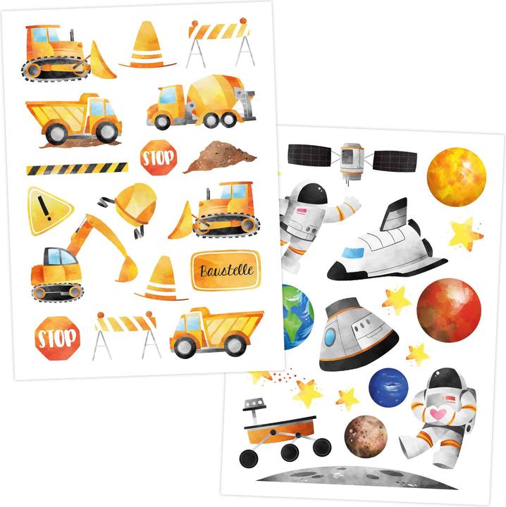 Produktbild Papierdrachen Bagger & Dino