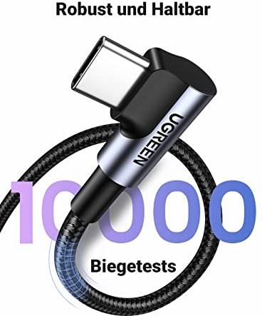 Produktbild Ugreen USB C to USB A Cable (2 m, USB 3.0, 18 W)