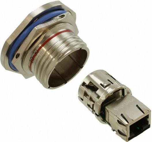 Immagine prodotto Amphenol Steckverbinder, Buchse, RJ45, Gerade, CAT5e, Panelmontage