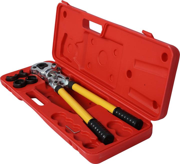 Wiltec Pinza a crimpare meccanica per tubi PEX 16-32mm Profili TH