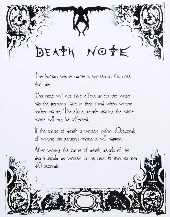 Image du produit GB Eye Death Note Cornici Frames Print Death Note (30 x 40 cm)