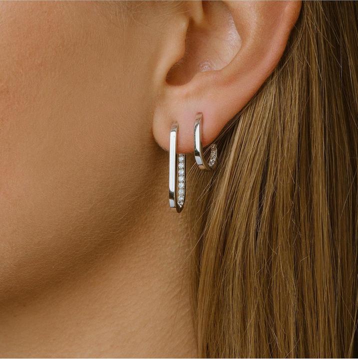 Immagine prodotto Sif Jakobs Incantevoli orecchini in argento Capizzi SJ-E42210-CZ - Lunghezza: 2,7 centimetri (Argento 925)