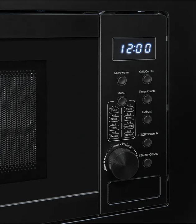 Image du produit Exquisit Micro-ondes encastrable Noir Digital (20 l)