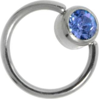 Bijouteria Dünne Piercings (Chirurgenstahl 316L, Kristall)
