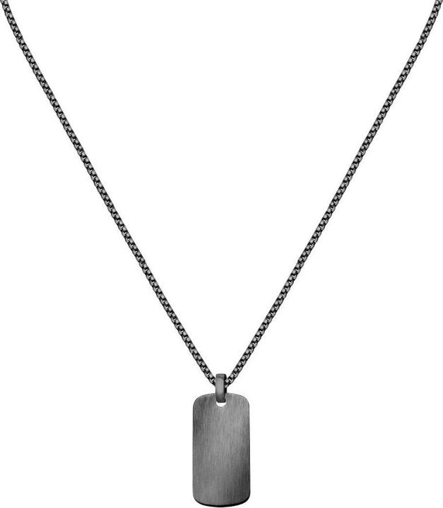 Sector Herrenkette Basic Black Tag (Stahl und Emaille)