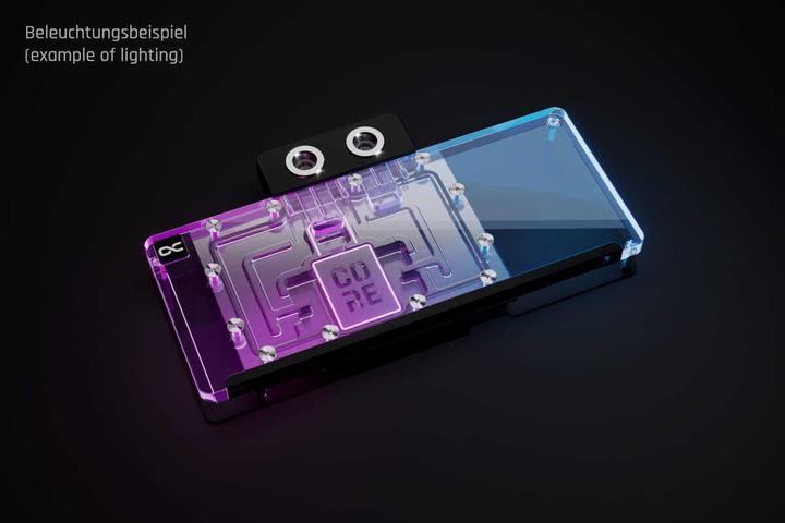 Produktbild Alphacool WAK Core RX 9070 XT Mercury mit Backplate
