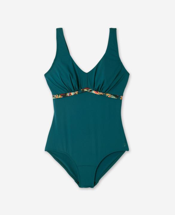 Nabaiji Women’s aquafitness 1-piece swimsuit - Rosy ARA blue (54, 56)