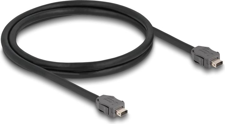 Actual product image Delock Cable ix Industrial A-coding male to male Cat.7 1 m (S/FTP, CAT7, 1 m)