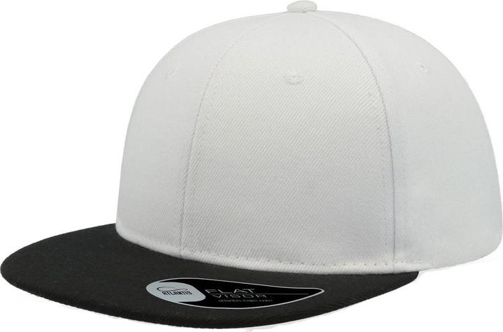 Produktbild Atlantis Snap Back flacher Schirm 6 Panel Kappe (One Size)