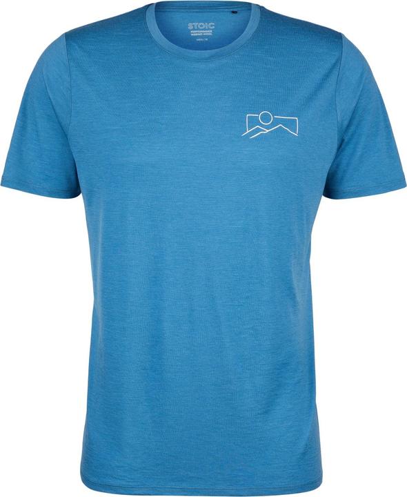 Stoic Merino155 LaholmSt. Print T-Shirt Mountain