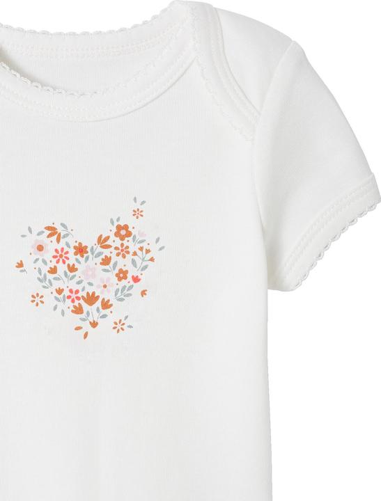 Actual product image Vertbaudet 3er-Pack mitwachsende Baby Schlupfbodys, Bio-Baumwolle Oeko-Tex (56)